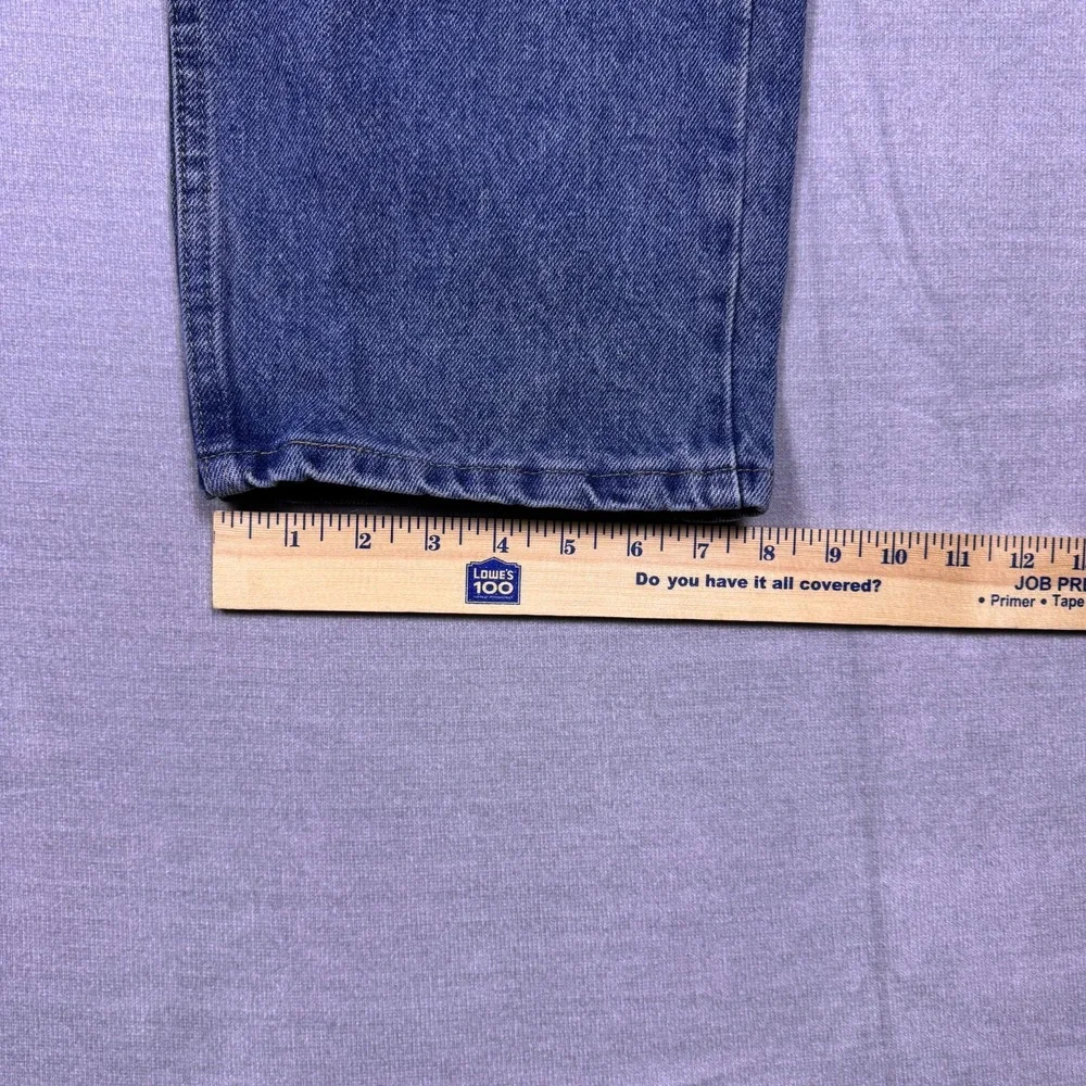 Wrangler Mens Blue Denim Regular Rodeo Stretch Straight Leg‎ Jeans Size 38x29